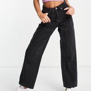 Black Straight Leg Jeans